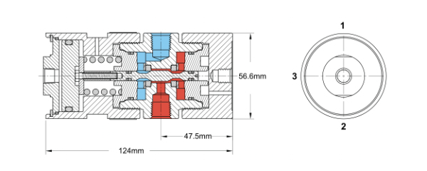 VTバルブ寸法図